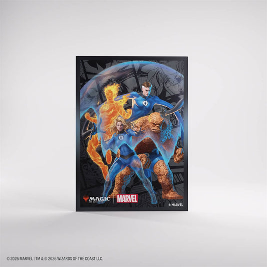 Gamegenic MTG Premium Art Sleeves - Standard Size - 105ct - Marvel Super Heroes - Fantastic Four