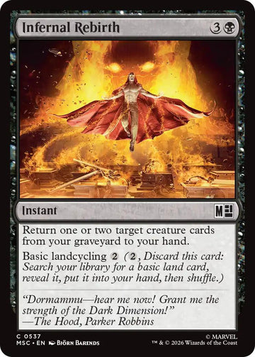 Infernal Rebirth [537] [Beginner Box] [Marvel Super Heroes: Commander] [Non-Foil]