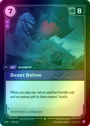 Beast Below - 132/221 [Spiritforged] [Foil]