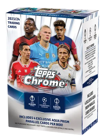 2023/24 Topps Chrome UEFA Club Competitions Soccer Value Box