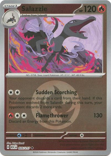 Salazzle - Energy Symbol Pattern - 035/217 - Uncommon [me025-035] [Reverse Holo]