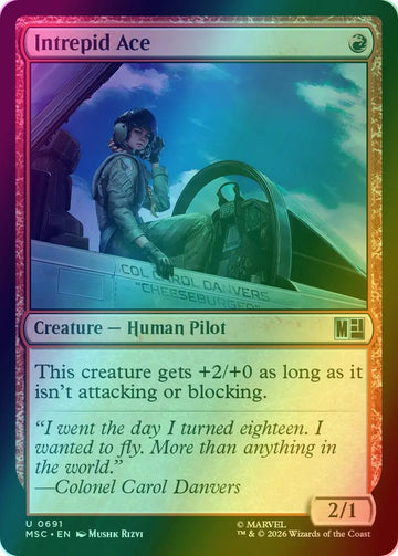 Intrepid Ace [691] [Jumpstart] [Marvel Super Heroes: Commander] [Foil]