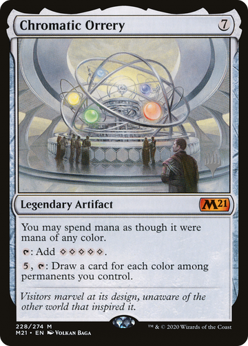 Chromatic Orrery (PPM21-228P) - Core Set 2021 Promos Foil