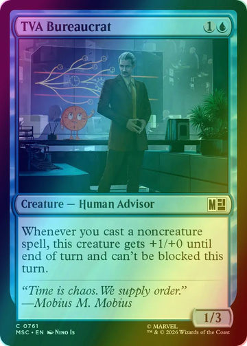 TVA Bureaucrat [761] [Jumpstart] [Welcome Deck] [Marvel Super Heroes: Commander] [Foil]