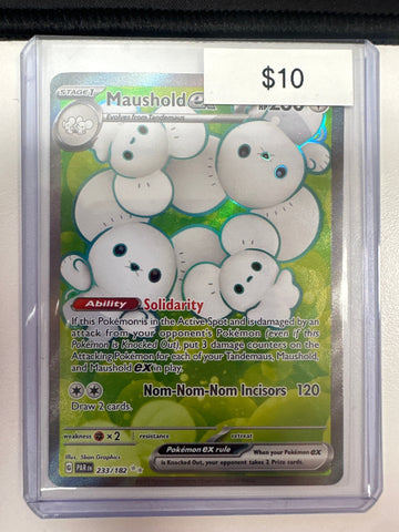 Pokemon Maushold ex 233/182