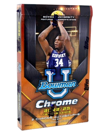 2022/23 Bowman Chrome University Basketball Hobby Box