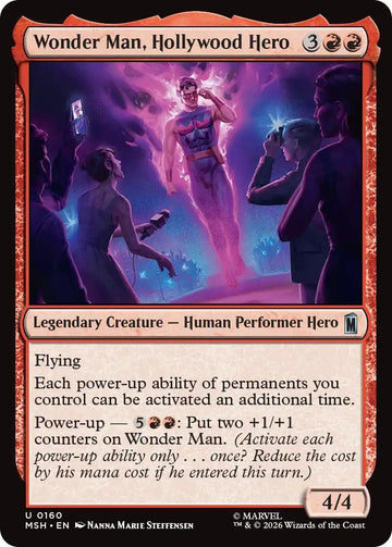 Wonder Man, Hollywood Hero [160] [Marvel Super Heroes] [Non-Foil]