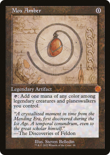Mox Amber (BRR-098) - The Brothers' War Retro Artifacts Foil