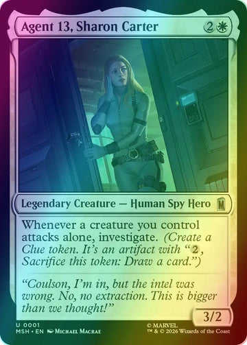 Agent 13, Sharon Carter [1] [Marvel Super Heroes] [Foil]