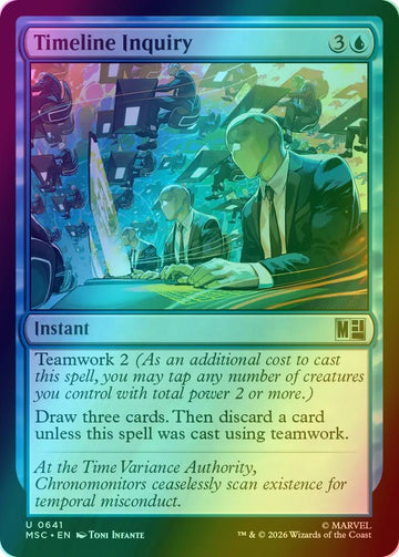 Timeline Inquiry [641] [Jumpstart] [Marvel Super Heroes: Commander] [Foil]