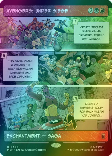 Avengers: Under Siege [306] [Panel Panel Showcase] [Marvel Super Heroes] [Foil]