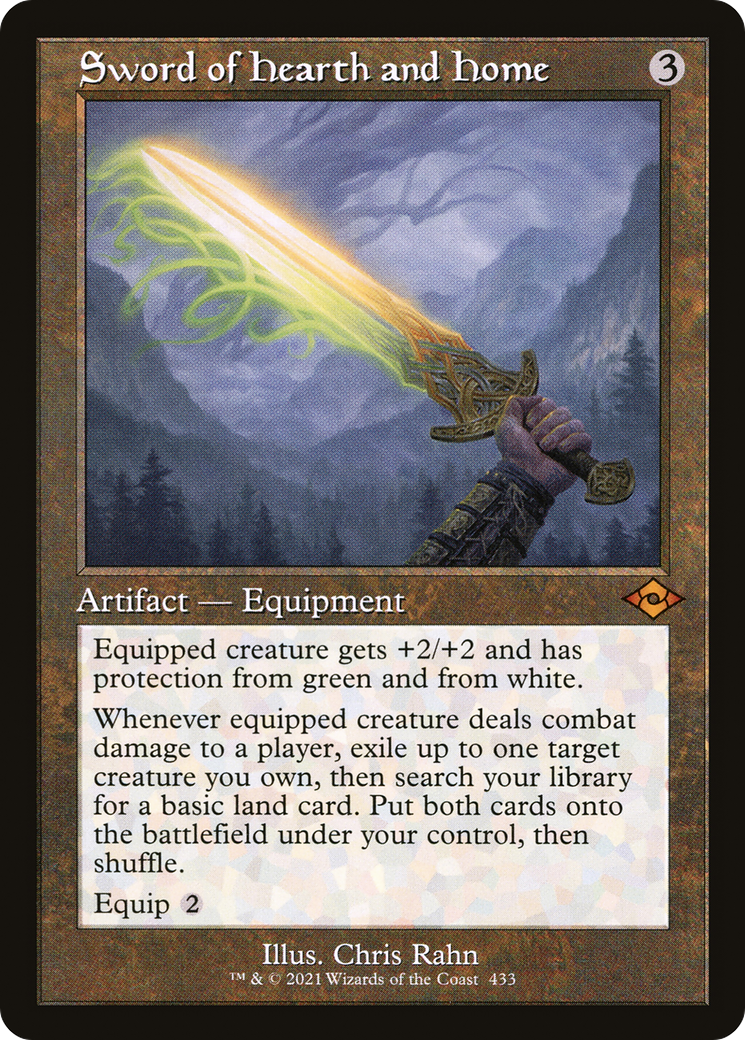 Sword of Hearth and Home (MH2-433) - Modern Horizons 2 Foil