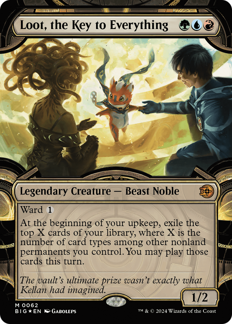 Loot, the Key to Everything (BIG-062) - The Big Score: (Showcase) Foil