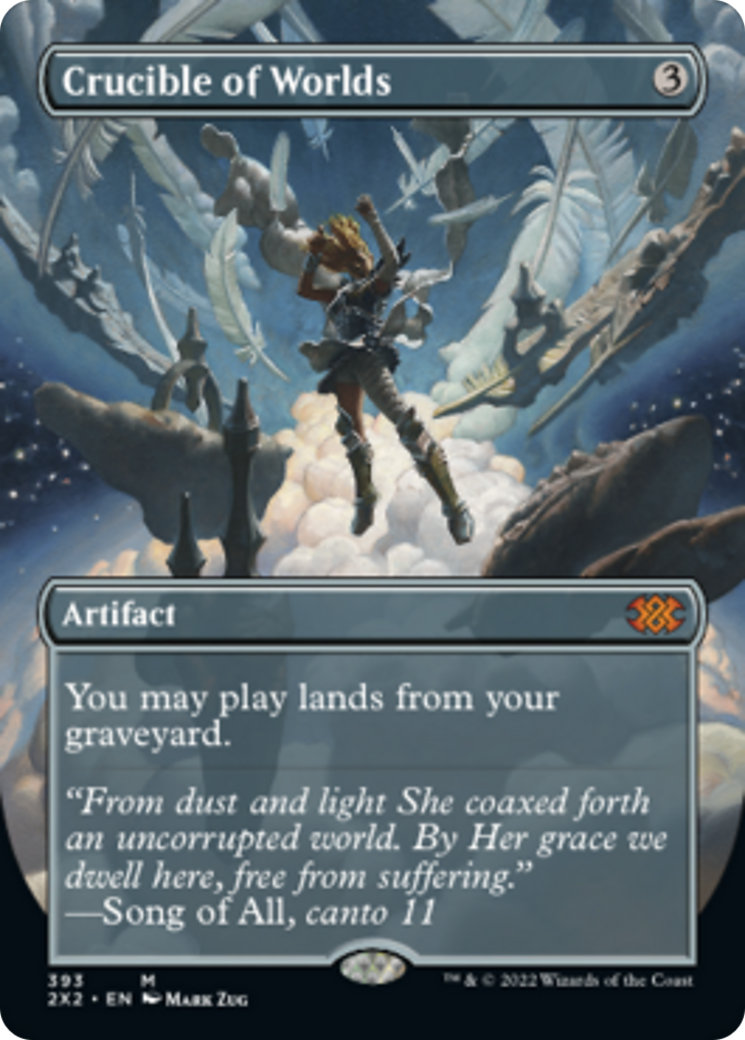Crucible of Worlds (2X2-393) - Double Masters 2022 (Borderless)