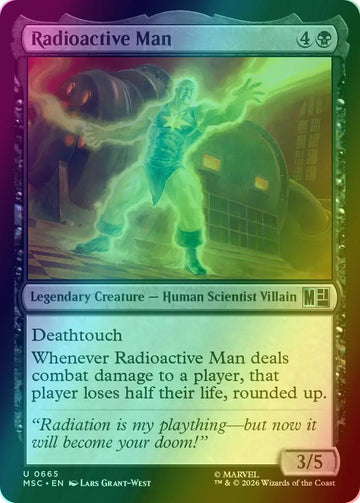 Radioactive Man [665] [Jumpstart] [Marvel Super Heroes: Commander] [Foil]