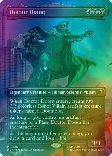 Doctor Doom [336] [Borderless] [Scene] [Marvel Super Heroes] [Foil]