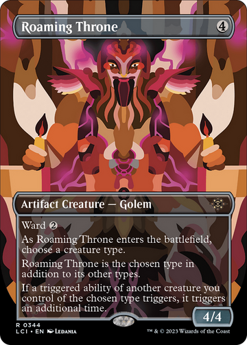 Roaming Throne (LCI-344) - The Lost Caverns of Ixalan (Borderless)