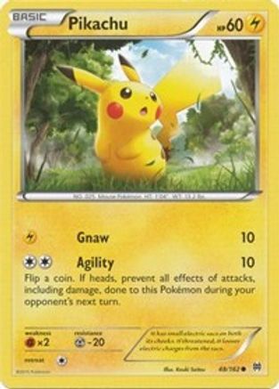 Pikachu (48/162) - XY  BREAKthrough Reverse Holofoil