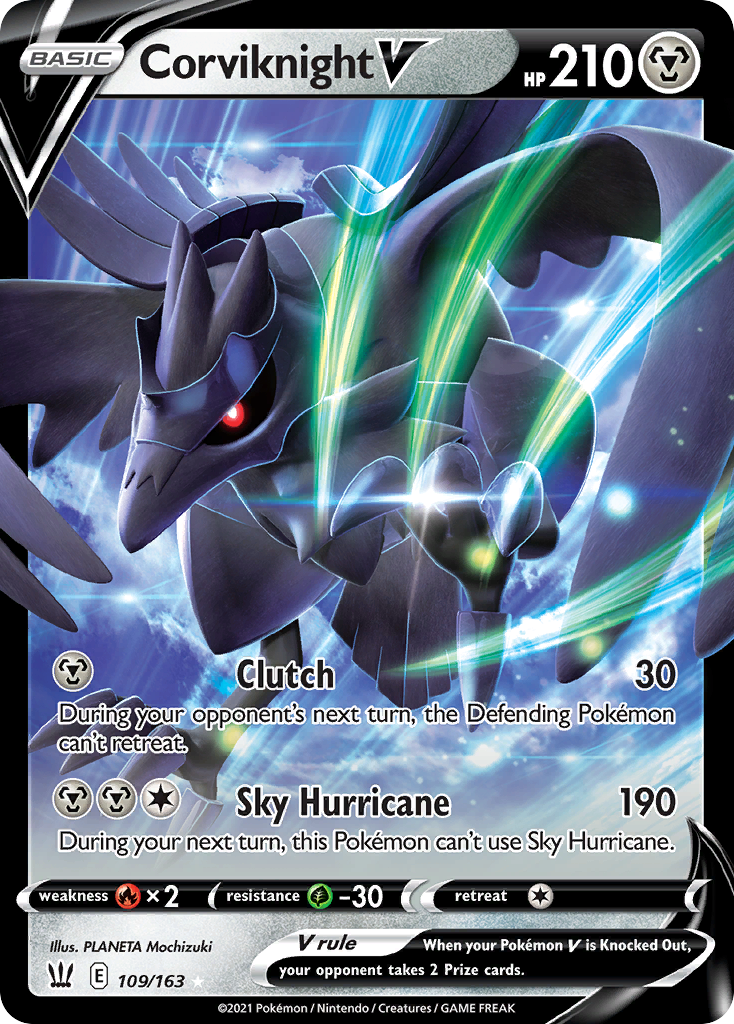 Corviknight V 109 163 Battle Styles Holofoil