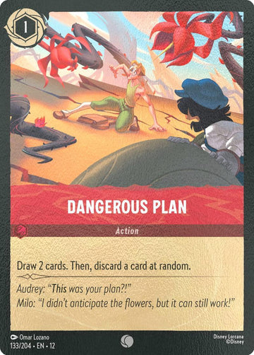Dangerous Plan - 133/204 [Wilds Unknown] [Cold Foil]