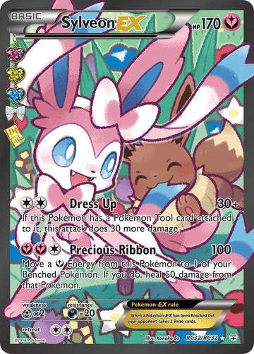 Sylveon EX (Full Art) - RC32/RC32 - (Generations: Radiant Collection)