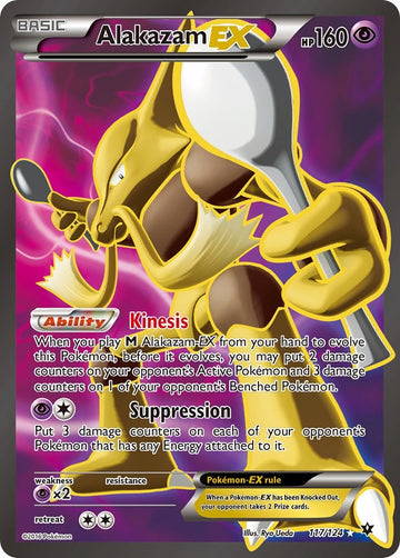 Alakazam EX (Full Art) [FCO] - Lightly Played