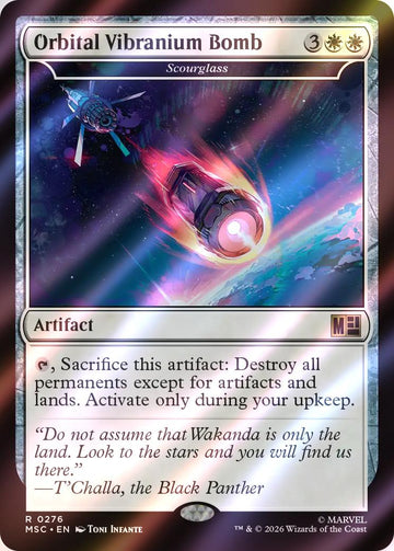 Orbital Vibranium Bomb - Scourglass [276] [Marvel Super Heroes: Commander] [Surge Foil]