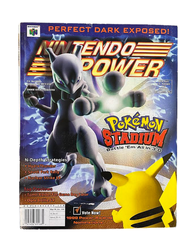 2000 Nintendo Power Magazine March #130 N64 Pokemon Stadium