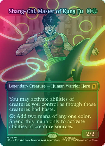 Shang-Chi, Master of Kung Fu [370] [Borderless] [Logo] [Marvel Super Heroes] [Foil]