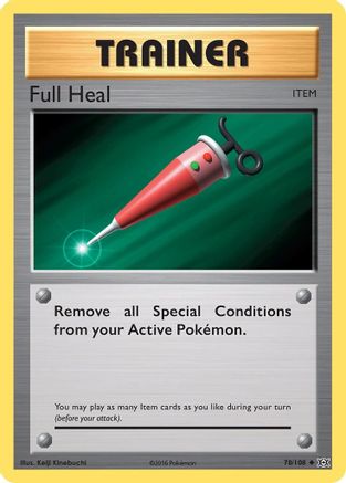 Full Heal (78/108) - XY  Evolutions Reverse Holofoil