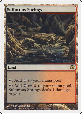 Sulfurous Springs (9ED-325) - 9th Edition Foil