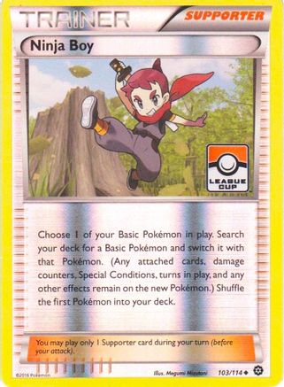 Ninja Boy (League Cup) (103/114) - League & Championship Cards Reverse Holofoil