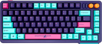 Shurikey Saizo 003 75% Bluetooth 5.0 White LED Double Shot ABS EC Mechanical Keyboard