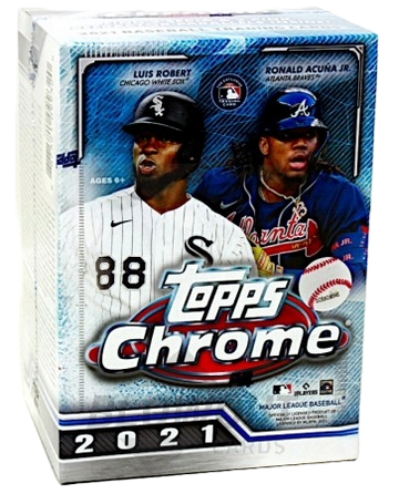 2021 Topps Chrome Baseball Blaster Box