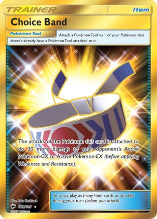 Choice Band (Secret) (162/147) - SM  Burning Shadows Holofoil