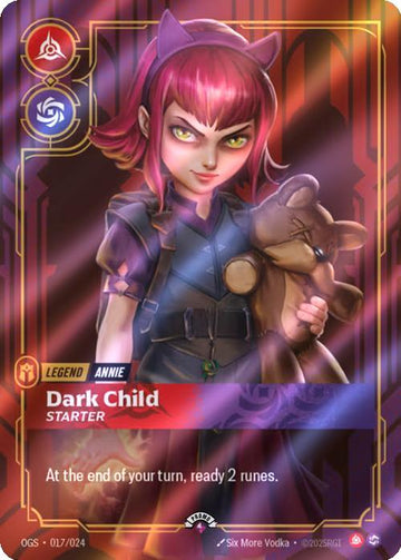 Dark Child (Annie) - 017/024 [Riftbound Organized Play Promotional Cards] [Foil]