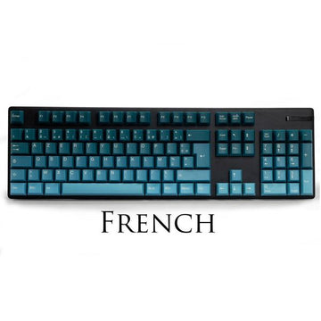 Tai-Hao Pine Green Gradient ISO French 141 Key Cubic Double Shot ABS Keycap Set