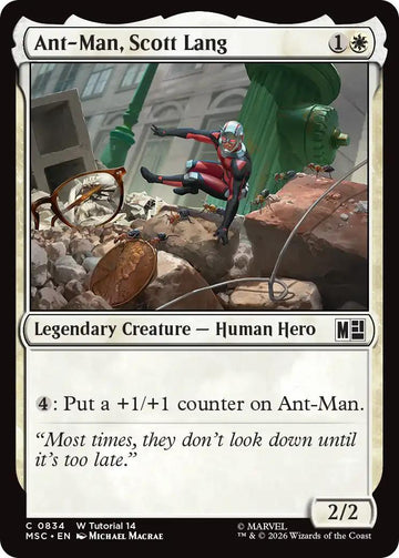 Ant-Man, Scott Lang [834] [Beginner Box] [Marvel Super Heroes: Commander] [Non-Foil]