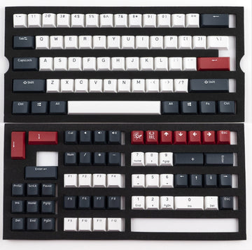 Ducky Tuxedo 108 Key Cherry Profile PBT Double Shot Keycap Set