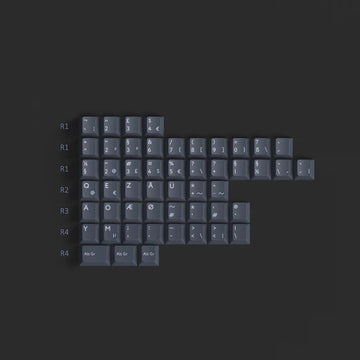 KBDFans PBTfans Twist International Kit 51 Key Cherry Profile Double Shot PBT Add-on Keycap Set