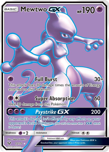 Mewtwo GX (Full Art) [SHL] - Near Mint