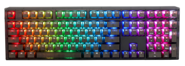 Ducky One 3 Aura Clear Black Hotswap RGB Double Shot ABS Mechanical Keyboard