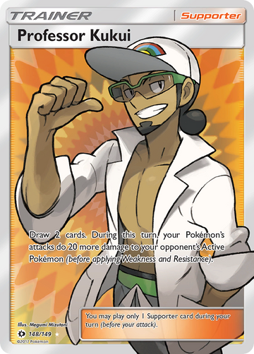 Professor Kukui 148 149 Sun Moon Holofoil
