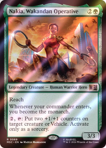 Nakia, Wakandan Operative [69] [Marvel Super Heroes: Commander] [Surge Foil]