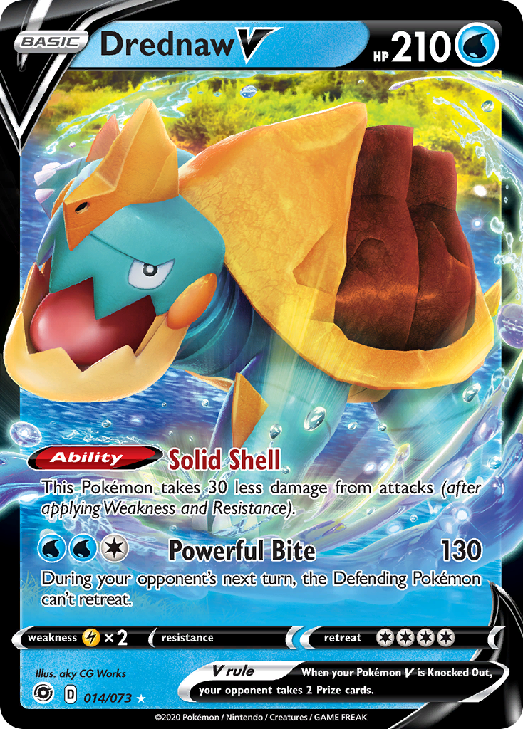 Drednaw V 14 73 Champions Path Holofoil