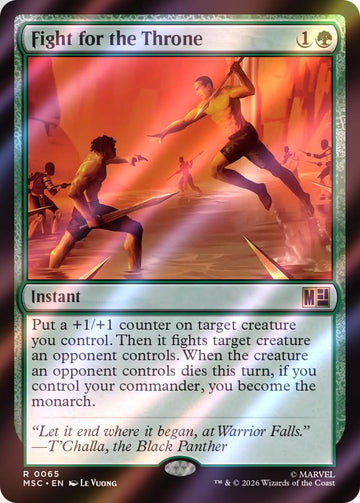 Fight for the Throne [65] [Marvel Super Heroes: Commander] [Surge Foil]