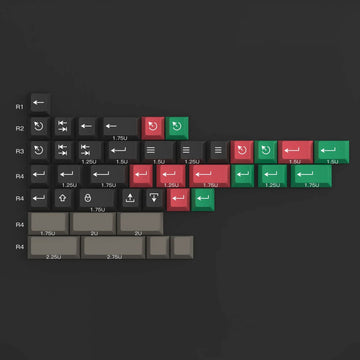 KBDFans PBTfans Dolch 40s Kit 41 Key Cherry Profile Add-on Keycap Set