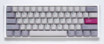 Ducky One 3 Mini Mist Grey 60% Hotswap RGB Double Shot PBT Mechanical Keyboard