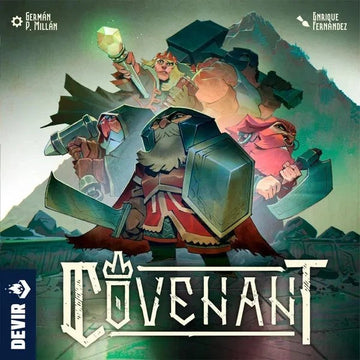 Devir Covenant Fantasy Strategy Board Game for 1–4 Players Ages 14+  Cooperative Clan Management Tabletop Game  100-Minute Playtime