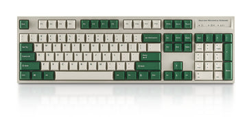 Leopold FC900RBT White/Green PD Bluetooth Double Shot PBT Mechanical Keyboard